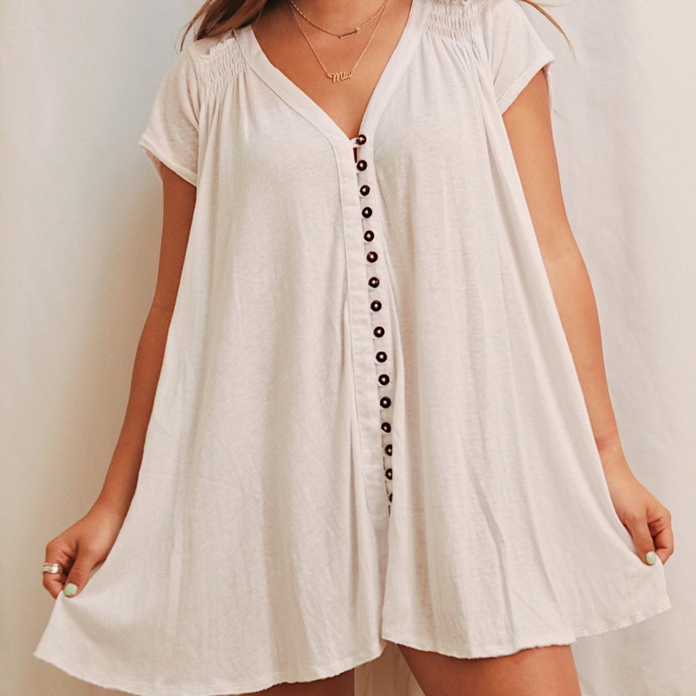 ✨SOLD✨ Free people button down dress